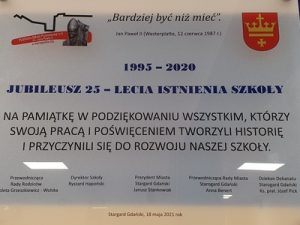 „Ziarno zasiane, wydaje plon” – nasza szkoła ma już 25 lat!